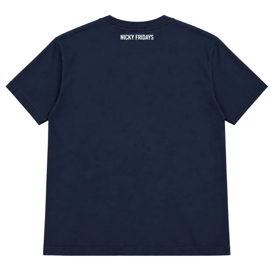 Weekend Club Tee - Navy/White