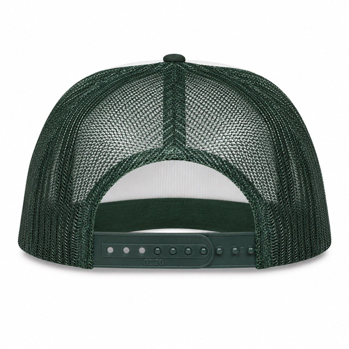 The Friday Martini Trucker Hat - Forest Green/White