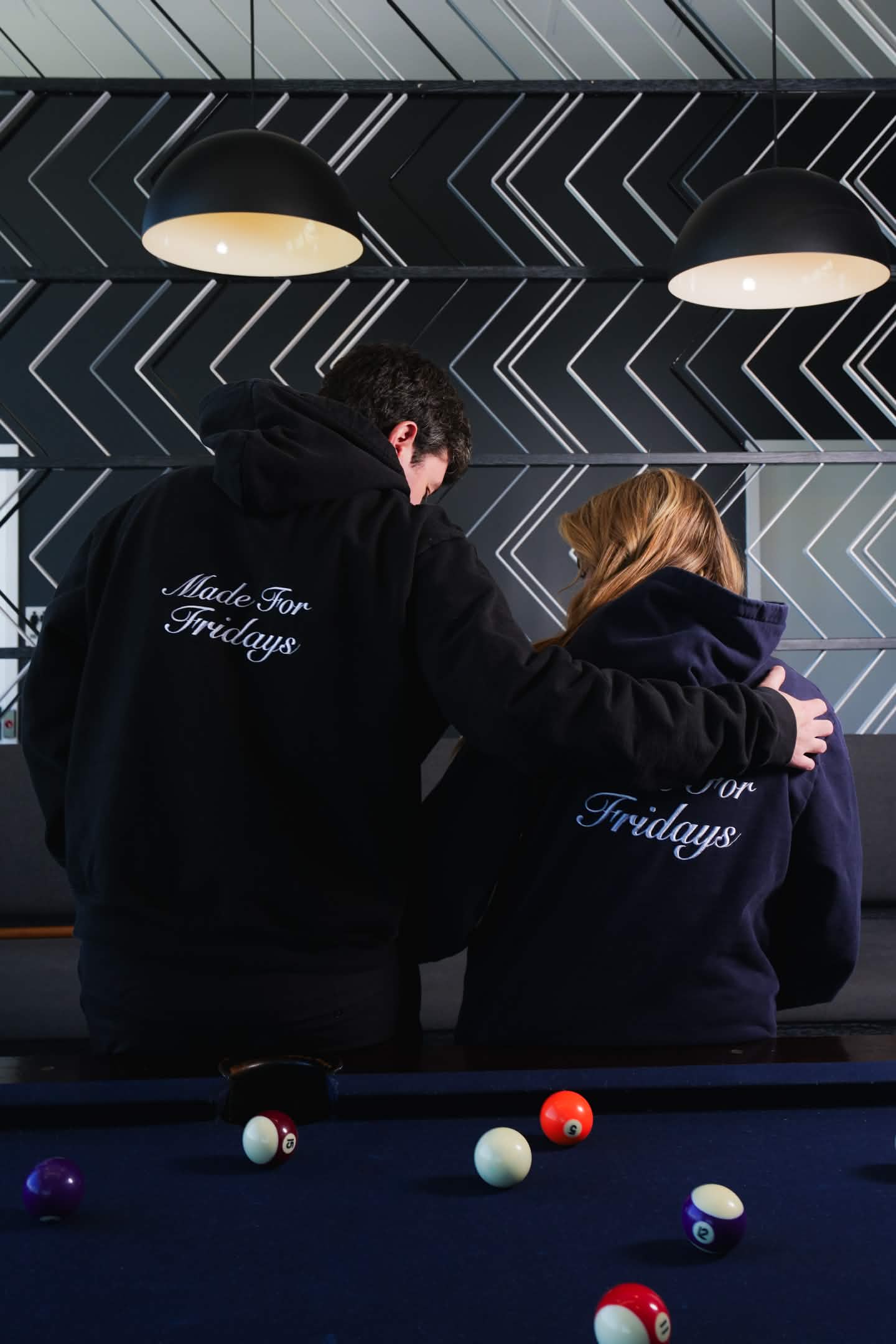 Made For Fridays Hoodie - Black/White