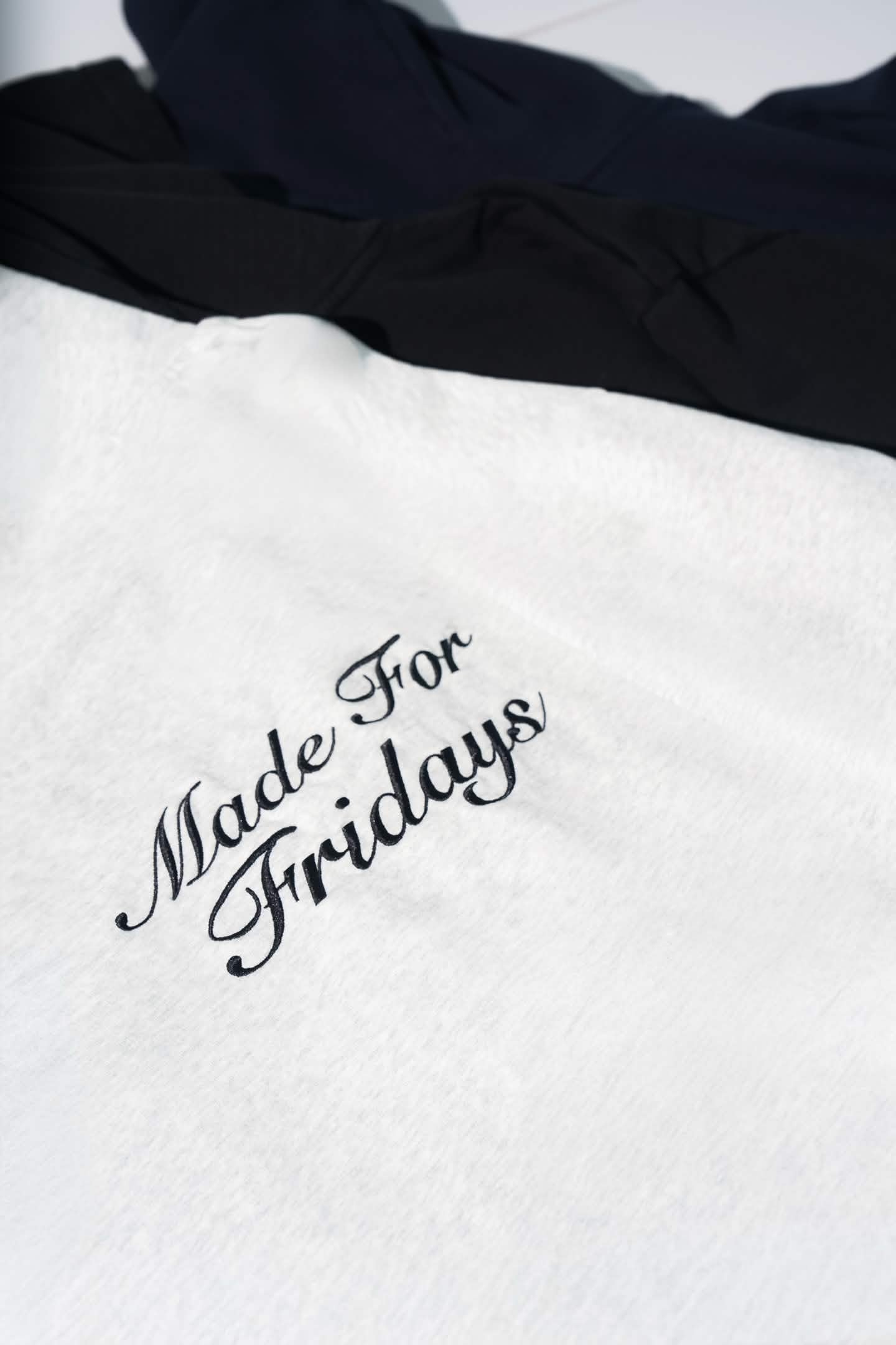 Made For Fridays Hoodie - Heather Grey/Black