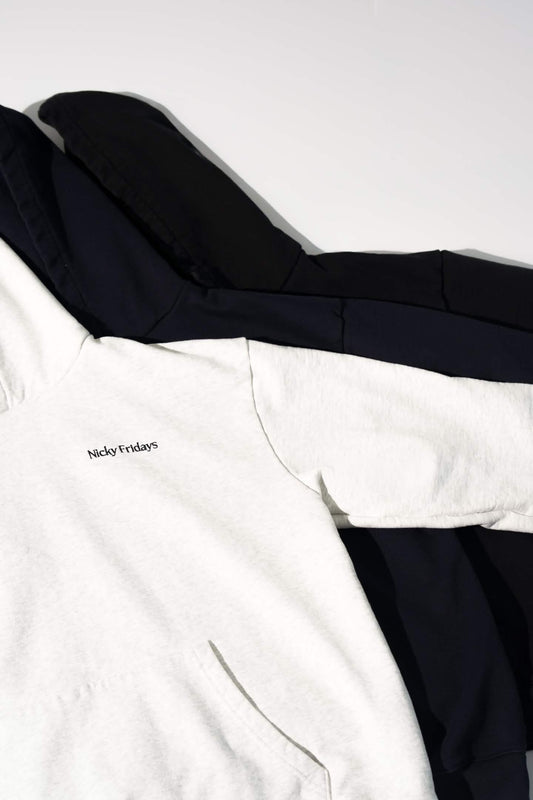 Made For Fridays Hoodie - Heather Grey/Black