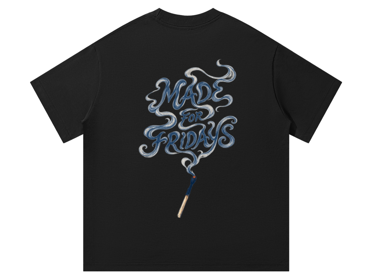 Made For Fridays Match Tee - Black