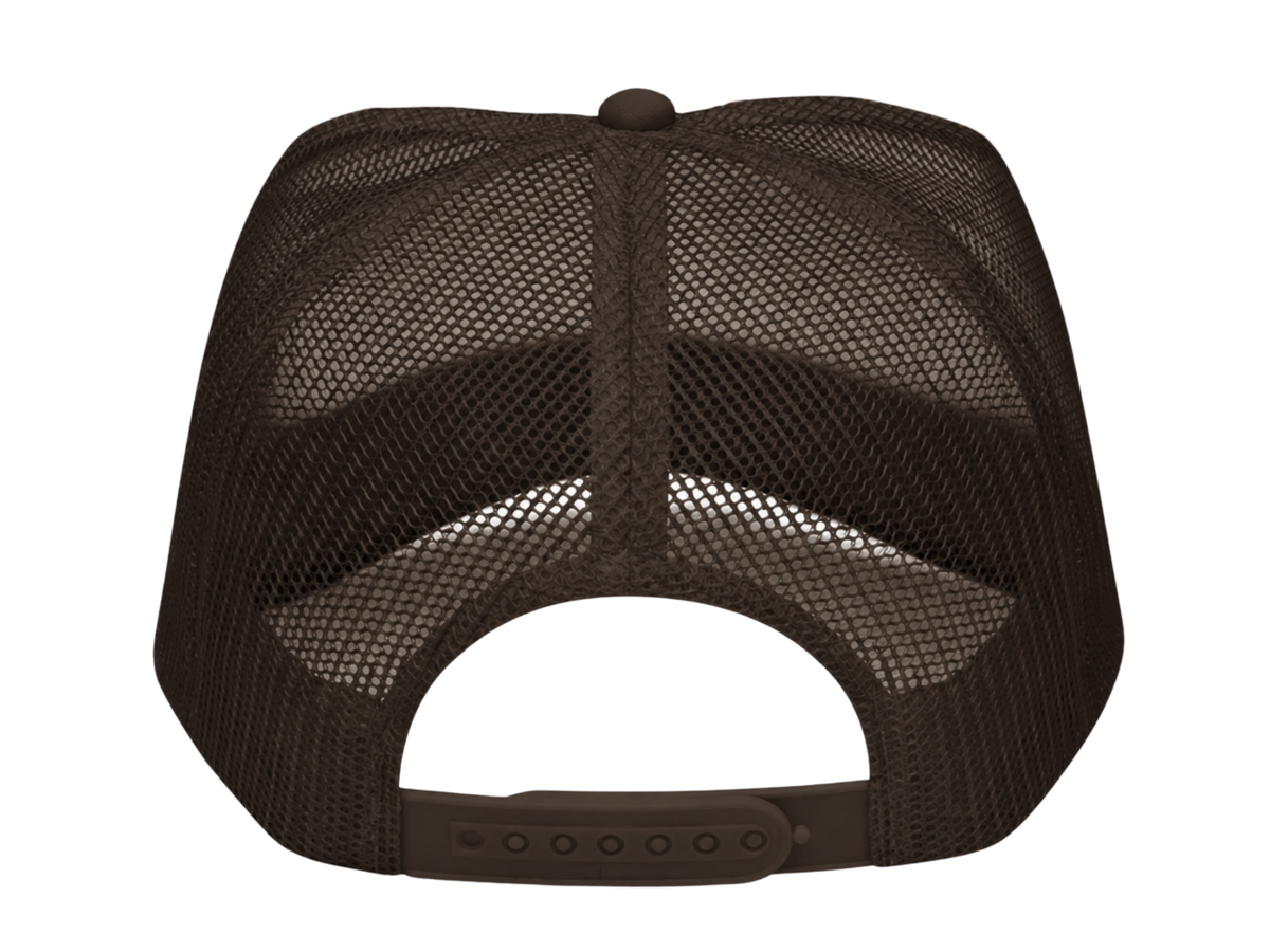 The Friday Bear Trucker Hat - Brown/White