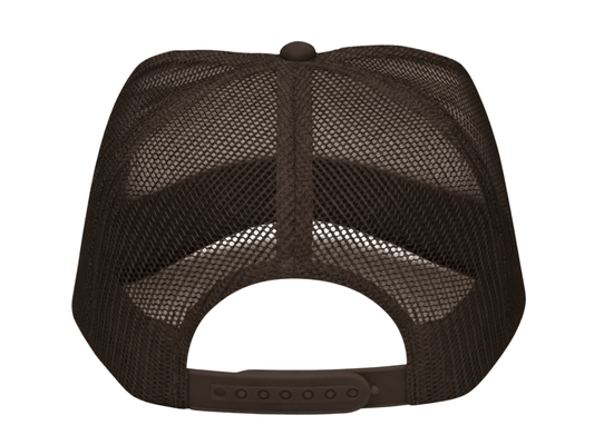 The Friday Bear Trucker Hat - Brown/White