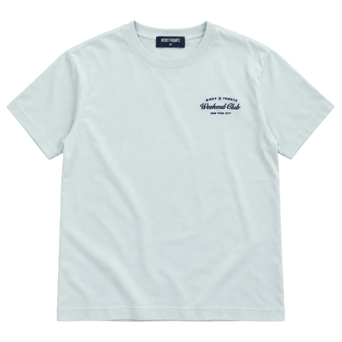 Weekend Club Tee - Light Blue/Navy
